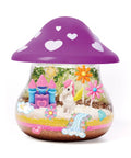 Plant And Grow Unicorn Forest Terrarium Kit For Kids With Unicorn Figures, STEM Learning Toys, Screen Free Summer Crafts And Fun For Girls Ages 6 And Up, Easy Build Unicorn Garden Lab For Creative Play mushroom terrarium