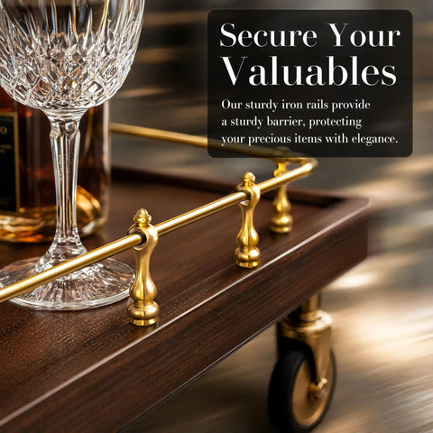 16 Piece Brass Railing Spindle Kit With Screws, Dead Easy Install Decorative Shelf Brackets, Dope Gold Finish Furniture Connectors, Solid Metal Posts That Turn Heads On Any Cabinet Or Bar Cart Rack