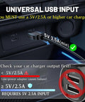 USB C Dash Cam Power Cable 13Ft 4M With 90 Degree USB A 2.0 To Type C Requires 5V 2.5A Input Replacement Power Supply detail