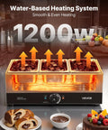 Pro Level Commercial Chocolate Melting Machine With Three Tanks And 27 Pound Capacity Featuring Smooth Water Bath Heating And Dead On Temperature Control For Hassle Free Cocoa Prep Daily with melted chocolate.