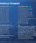 Vehicle fitment chart for Plug-N-Play Alternator Replacement For Ford Ranger F150 E150 Explorer Escort Bronco And More 92-98 Models