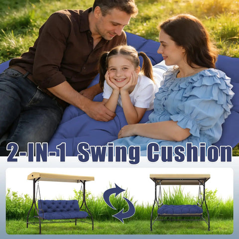 Porch Swing Cushions For 60 Inch Benches Weatherproof Outdoor Must-Have 3 Seater Cushion Thick 5 Inch Replacement