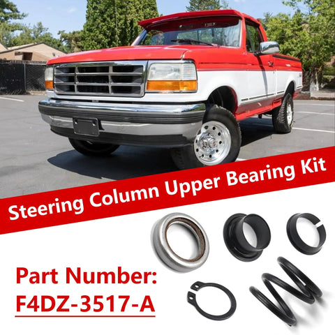 Upgraded Steering Column Upper Bearing Kit For Ford F-150 1997-2004 Tilt Or Non Tilt Steering, Thrust Ring Bearing Upgrade