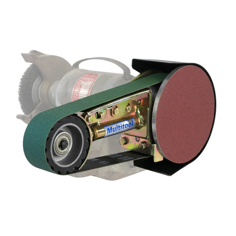Hella Versatile 2 X 36 Belt Grinder Attachment For Bench Tools That Mounts Any Way You Like With Zero Sweat Quick Change Tensioning And Easy Tracking