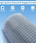 Heavy Duty Hardware Cloth 1/4 Inch, 24 By 50 Feet, Hot Dip Galvanized After Welding, Rustproof Welded Wire Mesh for Garden, Poultry, Fencing, and Other Outdoor DIY Projects roll
