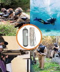6.8L PCP Air Tank System for Paintball and HPA Scuba Gear, Carbon Fiber Tank, M18x1.5 Threads, 4500 PSI Valve, Tank Bag