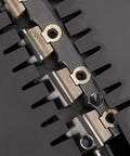 Close-up of helical cutterhead on ArmorGlide 12 Inch Parallelogram Jointer With Helical Cutterhead, 3 HP, 230V 1Ph, 12 X 84 Cast Bed.