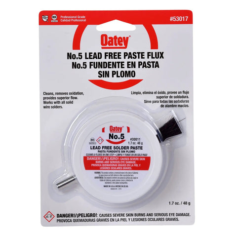 Flux With Brush Amber For Copper Plumbing Soldering Petrolatum Based Lead Free Solder Paste Flux Cleans And Fluxes Copper Piping