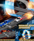 Epic Dope Slot Car Race Track Set For Kids Ages 4 5 6 7 8-12 With Four High Speed Cars, Dual Lane Lap Counter, Overpass Track