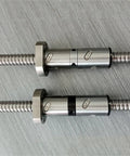 Pro Grade Ball Screw Assembly For CNC Machines With 1605 Roller Ballscrew And Double Nut 800mm Length Anti Backlash Nut Hardened Steel