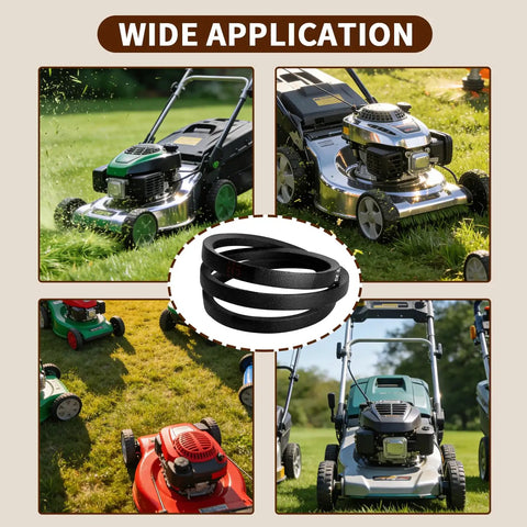 Heavy Duty Three Eighths Inch By Thirty Three Inch Driver Belt Replacement For Lawn Mowers And Tractors Premium V Belt with mowers