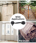 Barn Door Hook and Eye Latch for Privacy 4 Inch Gate Lock Hardware Built To Last Rustproof Cabin Hooks for doors and gates