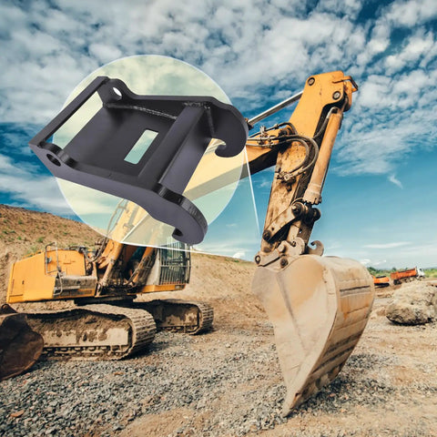 X Change Coupler Bracket For Bobcat Mini Excavator Attachments Quick Attach Bucket Mount In Heavy Duty Black Hardened Steel