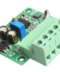 Frequency To Voltage Converter Module For PLCs And Inverters With 0 Hz To 10 kHz Range, showing analog output and input connectors.