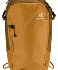 Front view of 30L Ski Tour And Mountaineering Backpack Built For Powder Days With Weatherproof Breathable Fabric in Cinnamon Almond Color