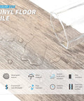 36 Pack Peel And Stick Vinyl Floor Tiles Wood Look For Easy DIY Self Adhesive Floor Upgrade Waterproof And Durable 54 Square Feet Pack