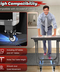 Riser Casters Set Of 4 With 360 Degree Swivel Wheels For Arcade Infinity Tables Raise Height Up To Four Inches Heavy Duty