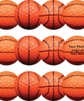 Custom Photo Logo Or Text Basketball Golf Balls 12 Pack With 360 Degree Print Upload Your Own Design Dope Gift For Golfers Coaches Fans And Adults