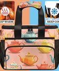 Insulated Picnic Backpack Lunch Bag For Women And Men, Grab And Go Portable Cooler Tote For Beach, Work, Travel, Or Camp, 12x8.7x10in