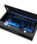 Biometric Gun Safe For Pistols With 3 Ways Quick Access Fingerprint Digital PIN And Key Portable Handgun Safe Holds 2 Pistols Plus Ammo UL1037 Certified