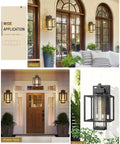 Outdoor Wall Light 1 Light Exterior Sconce In Black Finish With Bubble Glass Shade For Porch Patio Garden, modern waterproof