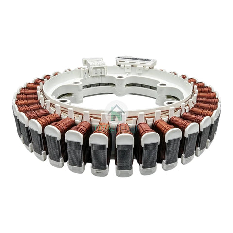 Genuine OEM Stator Assembly Replacement For Washing Machines with copper coils and plastic housing