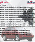 Top Tier Inverter Cooler Water Pump For 2006 2010 Toyota Highlander And 2006 2008 Lexus RX400h 3.3L Hybrid on vehicle.