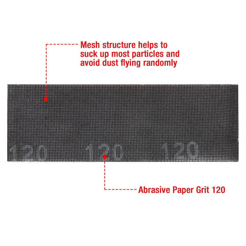 Badass Dust Free Drywall Hand Sander With Comfortable Soft Rubber Handle And Six Point Five Foot Vacuum Hose For Smooth Walls No Sweat Or Fatigue On Long Construction Days, 120 grit mesh sheet for dust-free sanding.