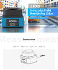 Industrial Pro Grade SL DToF Lidar Sensor LPX E3 With 360 Degree Scan at 20 Hz for AGV AMR Robots Obstacle Avoidance