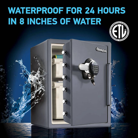 Fireproof And Waterproof Steel Home Safe With Digital Keypad Lock To Keep Your Stuff Safe For Documents And Valuables UL Classified