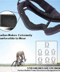 Close-up of Two Pack ATV Dirt Bike Goggles For Snow Skiing And Off Road Riding Dope Windproof Waterproof Motocross Goggles With Thick Foam Anti Fog Lenses Adjustable Strap Suitable For Adults And Kids Protective Gear For Trail And Racing, showing thick foam padding and ergonomic design.