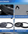 Round Boat Hatch With Detachable Cover, Non Slip Inspection Hatch For Marine Boats And Yachts, Weatherproof ABS Construction