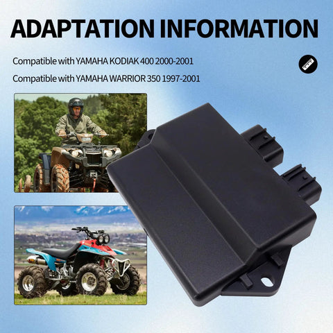 Yamaha CDI Module Box Replacement For Kodiak 400 2000 2001 And Warrior 350 1997 1998 1999 2000 2001 Direct Fit Replaces 3GD-85540-40-00