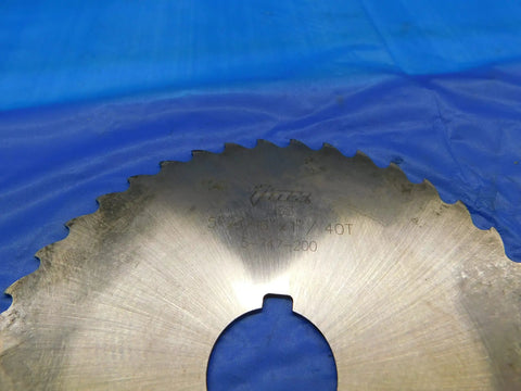 7 Piece Milling Cutter Set For Metalworking With HSS Side Cutters Ranging 3 To 5 Inches And A 1 Inch Pilot on blue cloth