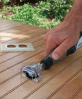 Quick Swap Mini Saw Rotary Tool Accessory For Boss Grade Perpendicular Cuts Up To Quarter Inch used for precise cutting on wood.