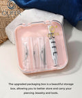 Piercing Ball Grabber Kit For 16G 18G 20G Internally Threaded Push Pin External Thread Guide Needle Tool in clear box.