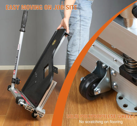13 Inch Vinyl Floor Cutter With Wheels For Easy Angle And Length Cutting, designed for smooth rolling and precision
