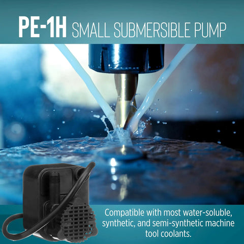 Epoxy Encapsulated Small Submersible Direct Drive Pump 115 Volt 170 GPH Hooded Volute For Shallow Water with cooling display