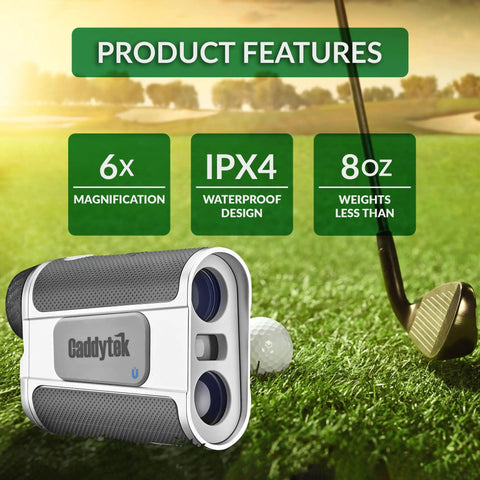 Handheld Golf Laser Rangefinder With Slope Compensation And Pin Flag Validation To Lock Down Precise Yardages On The Links For A Straight Shooting Round That Flows Smoothly