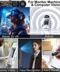 High Speed 1200P 60FPS Global Shutter USB Camera With Dual M12 Lenses 3D Stereo Wide Angle used in face recognition, robotics, machine vision applications