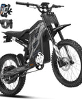 G300 Pro Electric Dirt Bike For Adults With 72V 30Ah Battery, 6500W Peak Power, hydraulic brakes, black model image
