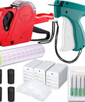 Super Durable 1121 Piece Retail Price Tag Gun Haul With Snappy Label Attacher Tool For Clothing And Garment Merch set including red tag gun.