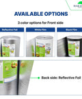 R17 Reflective Insulation Roll With Foam Core Radiant Barrier 36 In X 50 Ft Thermal Foil Insulation color options