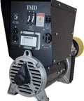 Beefed Up 22 KW PTO Generator Package With Hassle Free 120V And 240V Output showing black generator with copper windings and control panel.