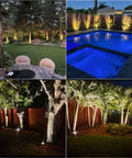 8 Pack Low Voltage 12V Landscape Lights With 20W Halogen Flood Spotlights 145 Lumen Warm White 2800K outdoor garden lighting
