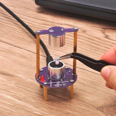 Ultrasonic Levitation Soldering Kit For Beginners A Hands On STEM Electronics DIY Practice Set with levitating ball experiment
