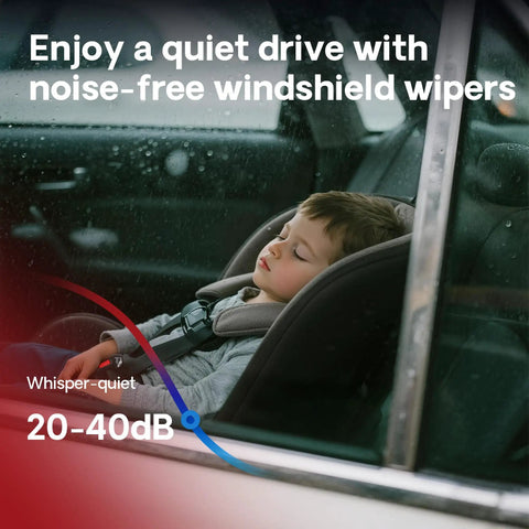 Top Shelf 22 Plus 22 Inch Windshield Wiper Blades keep cabin noise low while ensuring a clear view in rainy conditions.