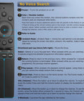 Image of a two pack universal smart TV remote replacement showcasing buttons and functions, labeled details, focus keyword included.
