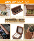 Premium Brass Barrel Jewelry Box Hinges Set for Small Wooden Boxes, 270 Degree Fold, Compact Design, Wide Applications