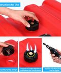 Instructions for using 14-Gallon Boat Fuel Tank With Leak-Proof Vent Cap For Safer Refueling On Fishing Boats, Portable Outboard Gas Can With Durable HDPE Construction, Lightweight, Wide Compatibility And Easy Transport.